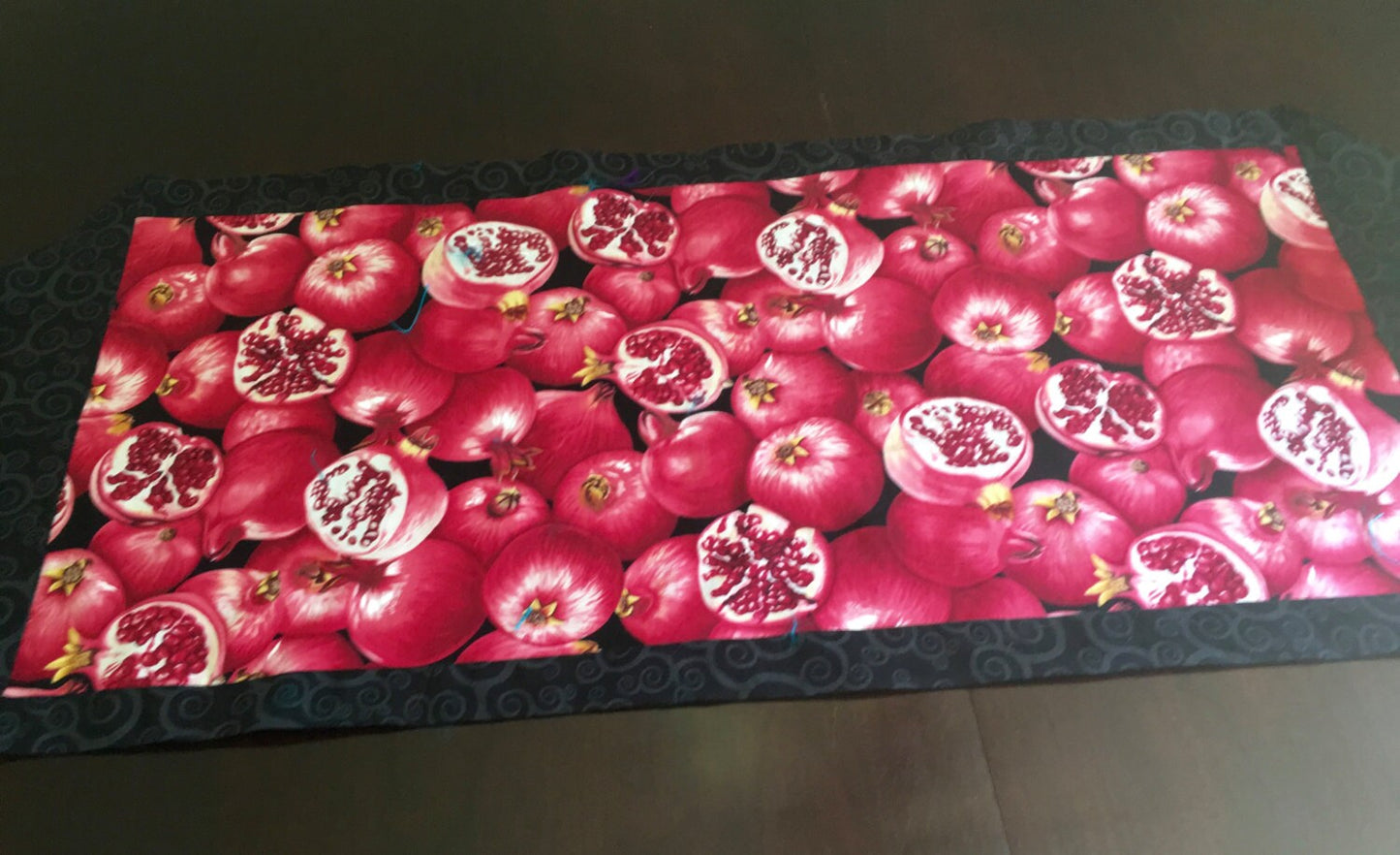 Pomegranate  Table Runner High Holidays Rosh Hashanah