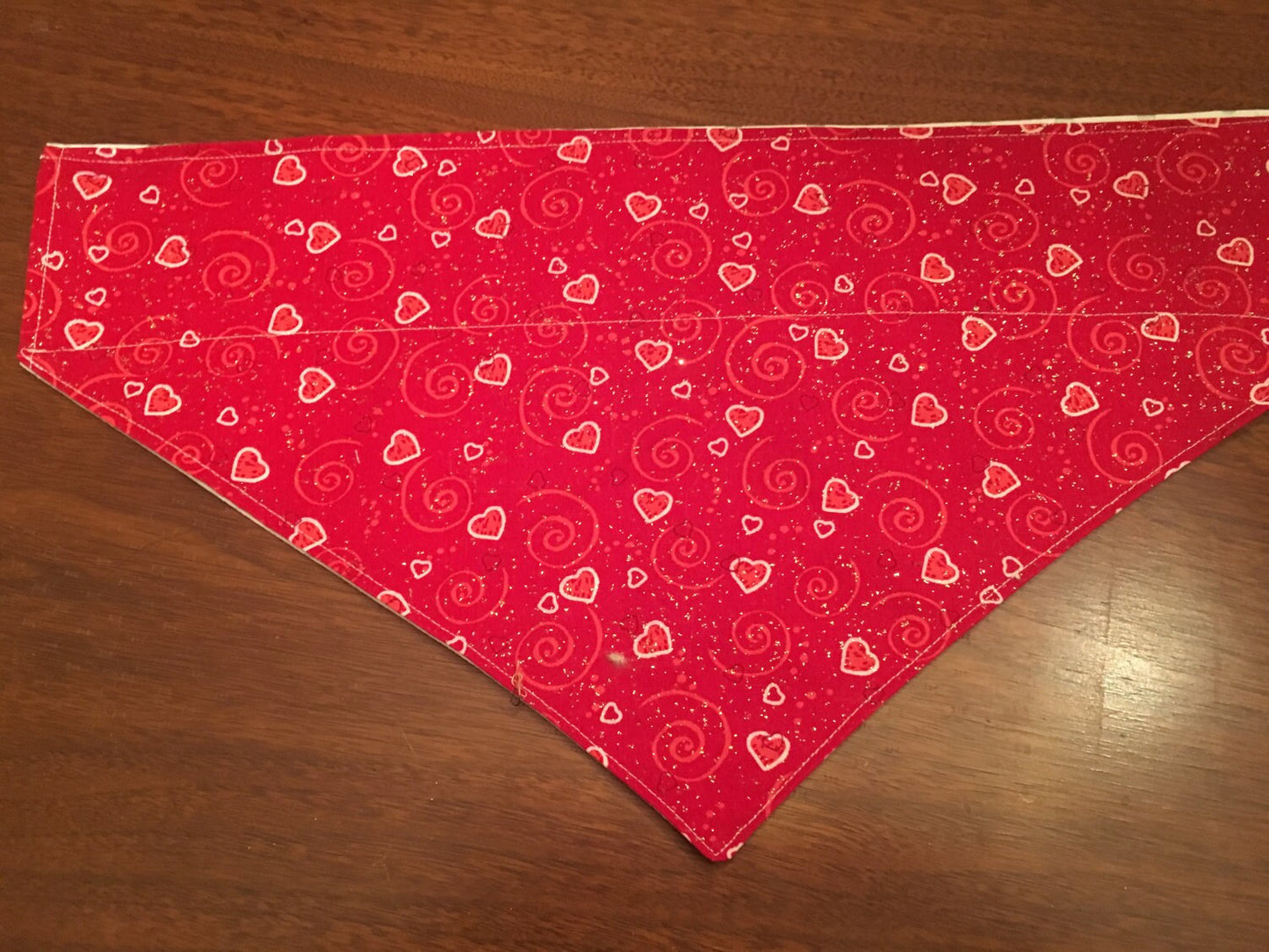 Valentine's Day Dog Bandana Reversible