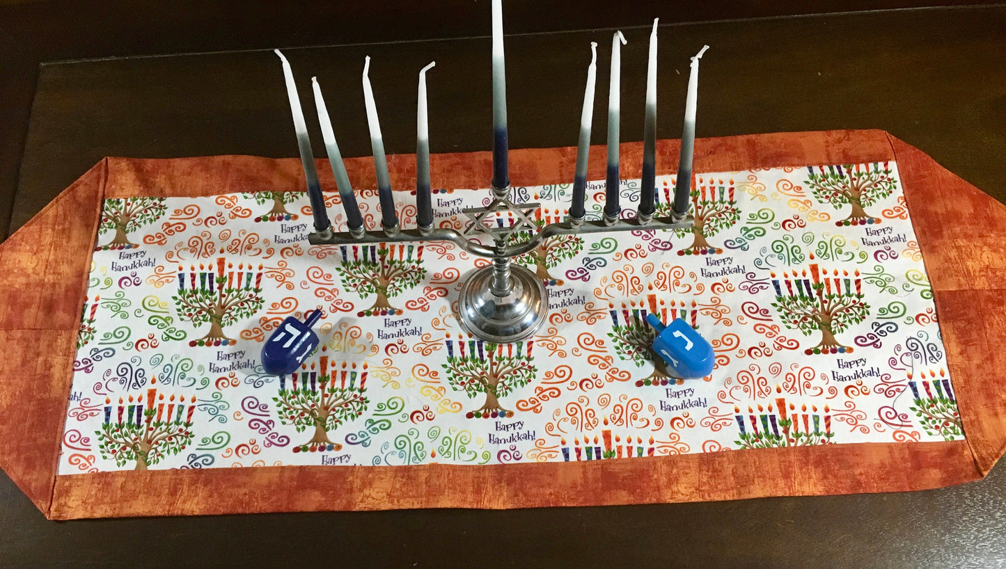 Chanukah Hanukkah Table Runner