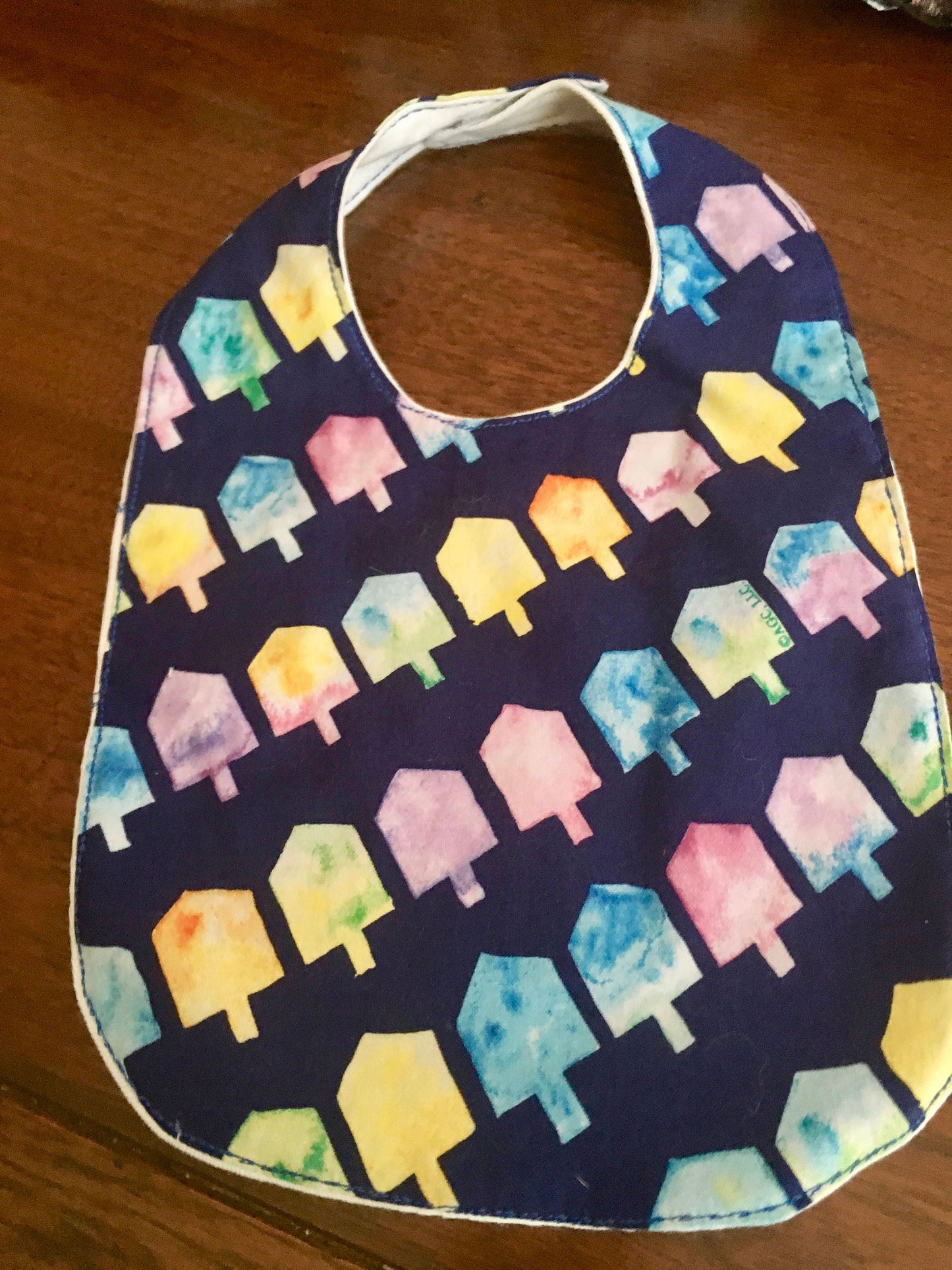 Hanukkah Baby Bib Reversible Chanukah