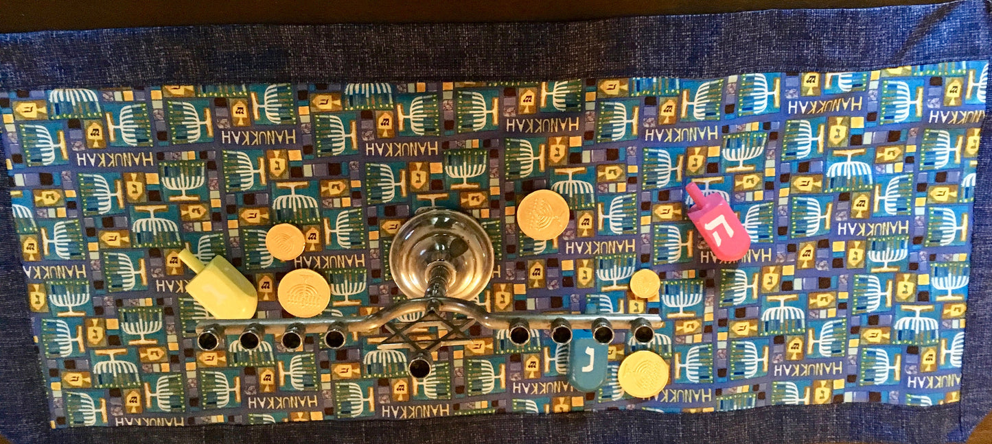 Chanukah Hanukkah Table Runner