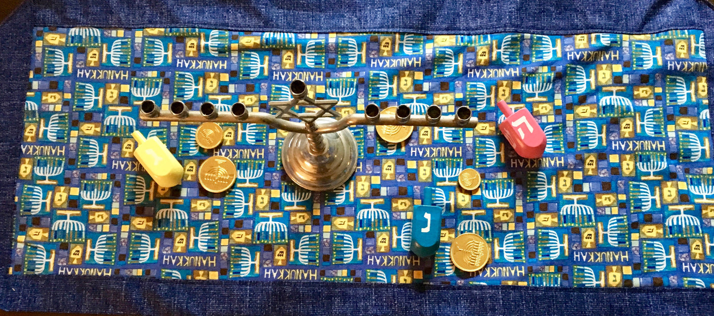 Chanukah Hanukkah Table Runner