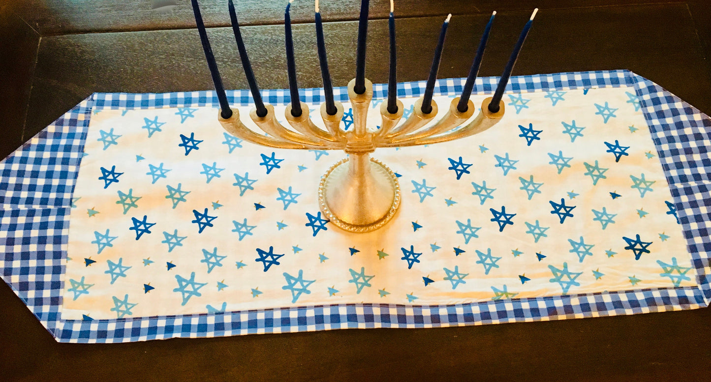 Chanukah Hanukkah Table Runner Reversible