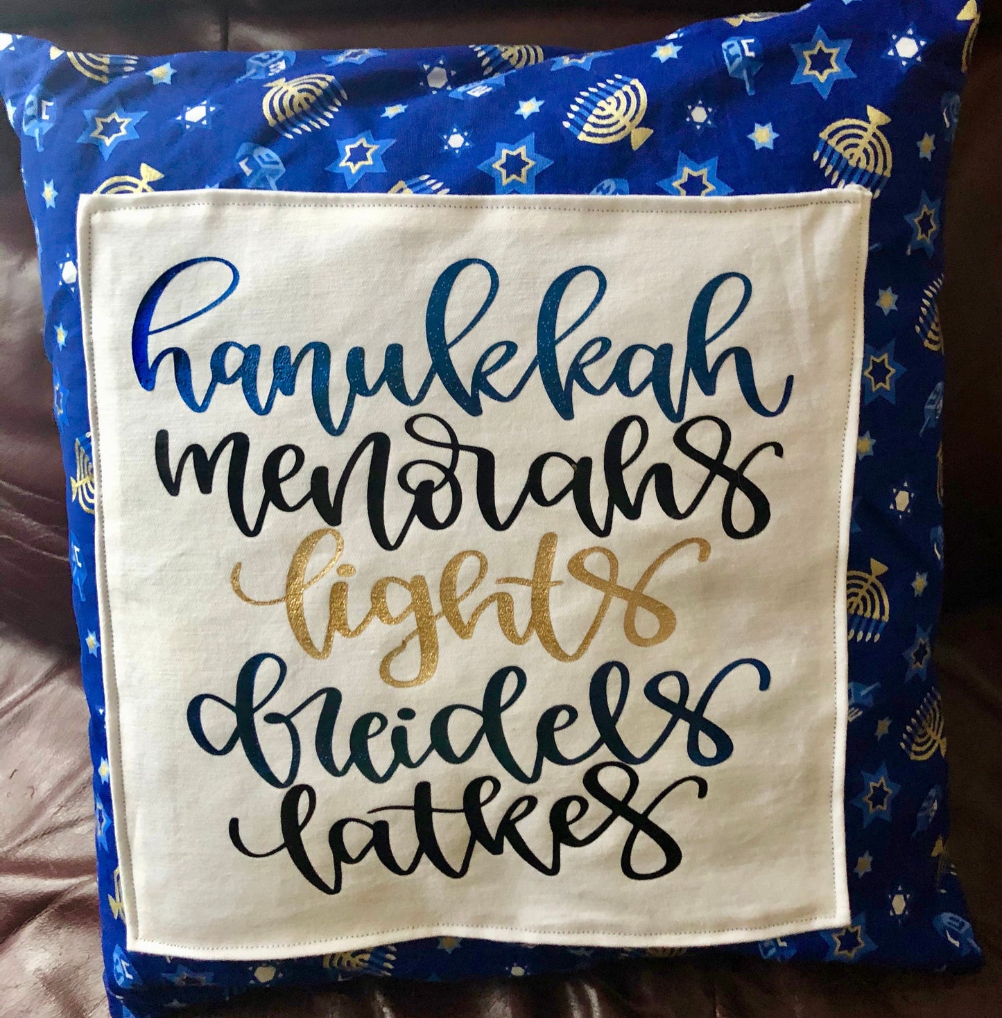 Chanukah Hanukkah Pillow Cover