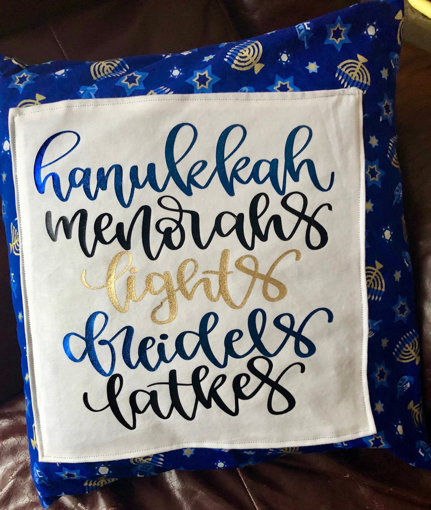 Chanukah Hanukkah Pillow Cover