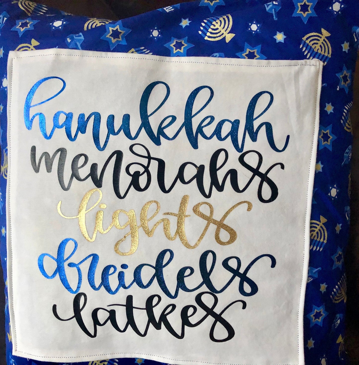 Chanukah Hanukkah Pillow Cover