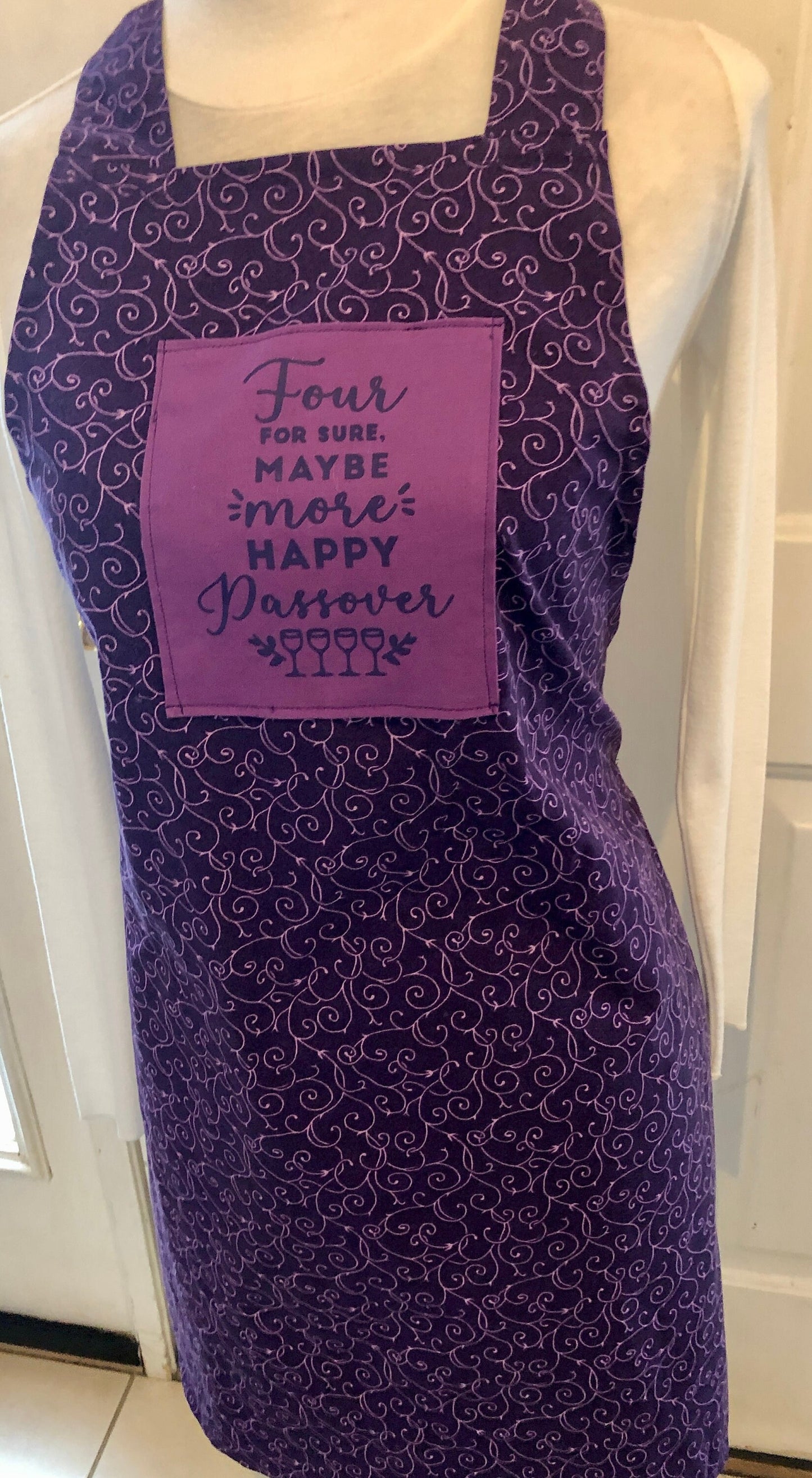 Passover Pesach Apron Wine