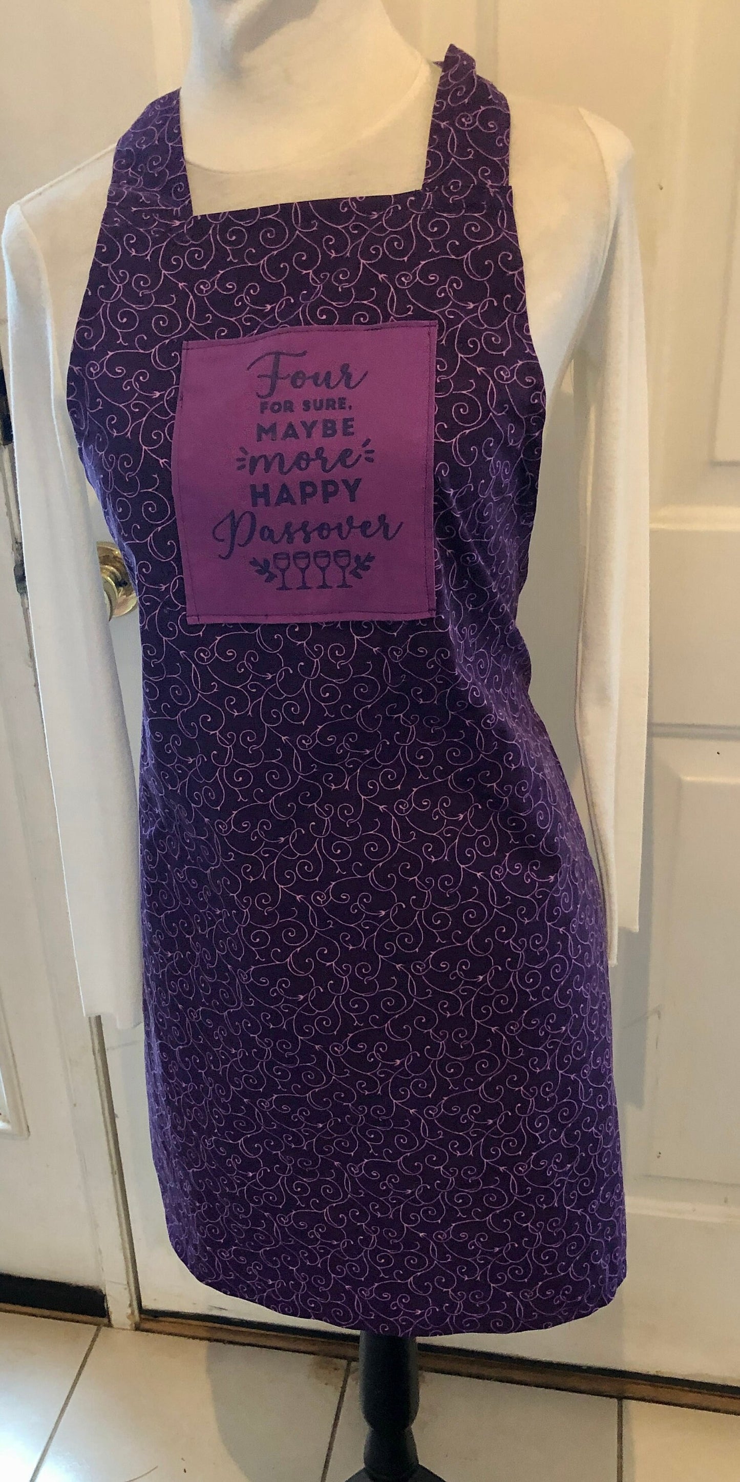 Passover Pesach Apron Wine